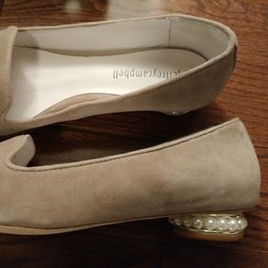 Jeffrey Campbell Shoes - Brand New Jeffrey Campbell Suede Pearl-Heel Flats. Jeffrey Campbell Shoes - Brand New Jeffrey Campbell Suede Pearl-Heel Flats.